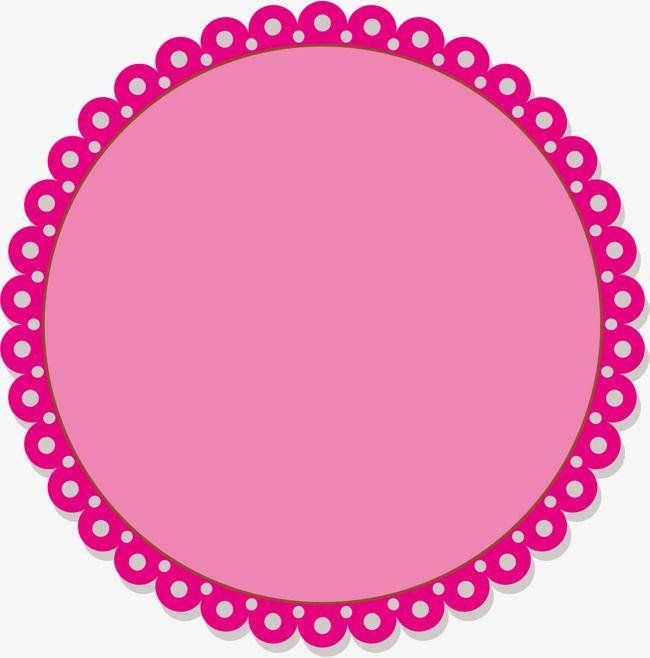 Pink Circle Logo - Cartoon Pink Circle, Cartoon Clipart, Circle Clipart, Cartoon PNG ...