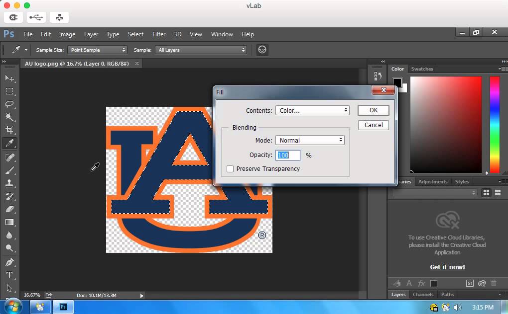 Multi Colored O Logo - How to change the color of a logo using Photohop
