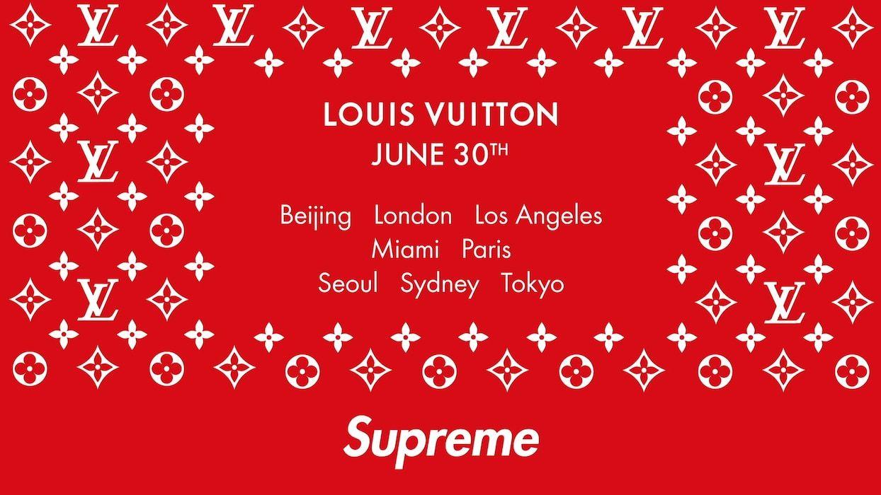 Loui Supreme Logo - LOUIS VUITTON x SUPREME POP-UP STORES | LOUISVUITTON