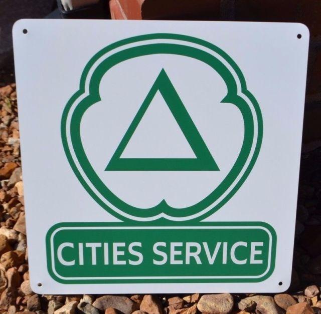 Citgo Logo - CITIES SERVICE Gas Station Pump Sign CITGO Oil Company Ohio ...