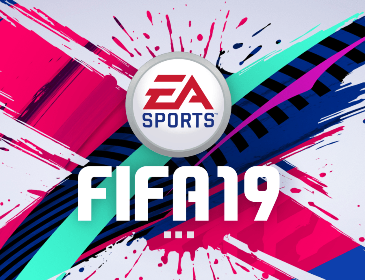 FIFA Logo - Cannot enter the main menu, stuck at FIFA 19 logo with 3 dots