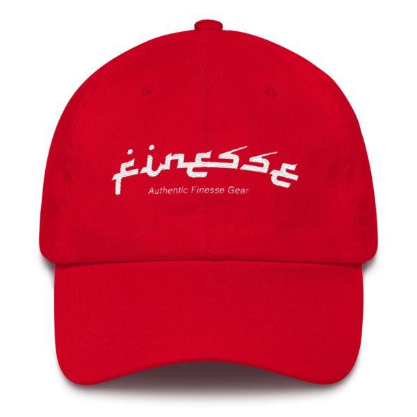 Red White Arabic Logo - Arabic Finesse Red/White Dad Hat - ThePaintBrand