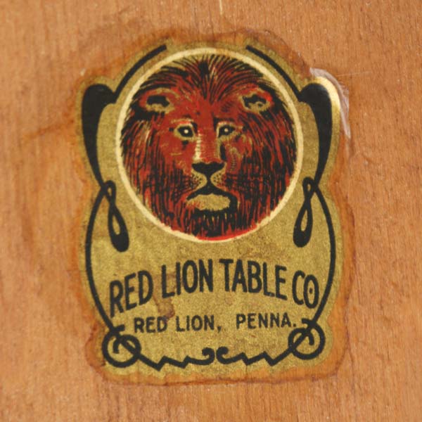 Red Lion Company Logo - MidCentury Retro Style Modern Architectural Vintage Furniture From