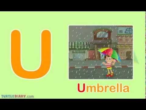 Different Things W U Letter Logo - Toddler Words | Words Starting With U - YouTube