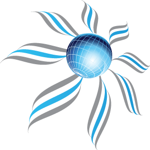 Sun Globe Logo - Create a Logo - Globe sun logo template
