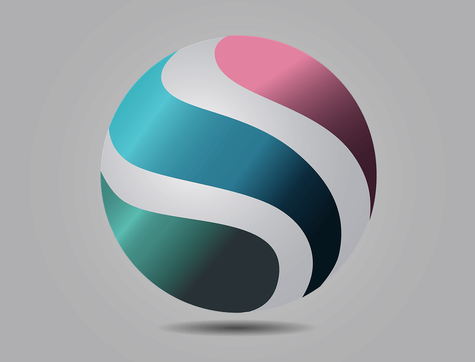 Red Blue Sphere Logo - Free photo Vector Green Design Signet Ball Logo Blue Red - Max Pixel