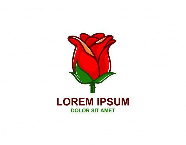 Rose as Logo - Simple rose logo Vector | Premium Download