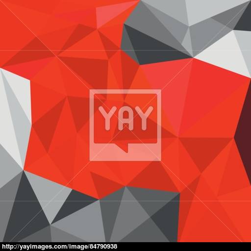 Black and Red Triangle Logo - Grey and red triangle vector background or seamless pattern. Flat