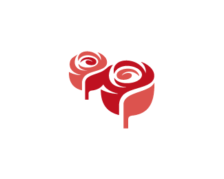 Rose as Logo - Rose Logo | logo | Logos, Logo design, Flower logo