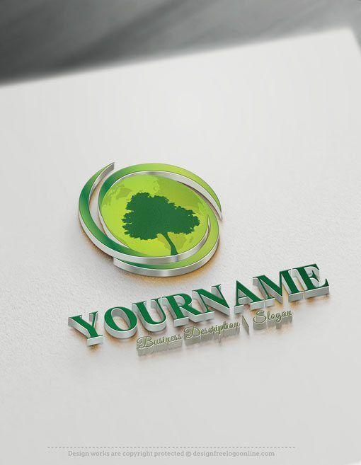 Sun Globe Logo - Design Free Logo: Green Energy Logo Template | Amazing Globe Logo ...