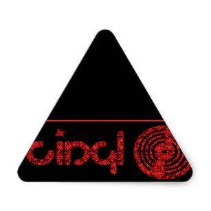 Black and Red Triangle Logo - Logo Black And Red Craft Supplies. Zazzle.co.uk