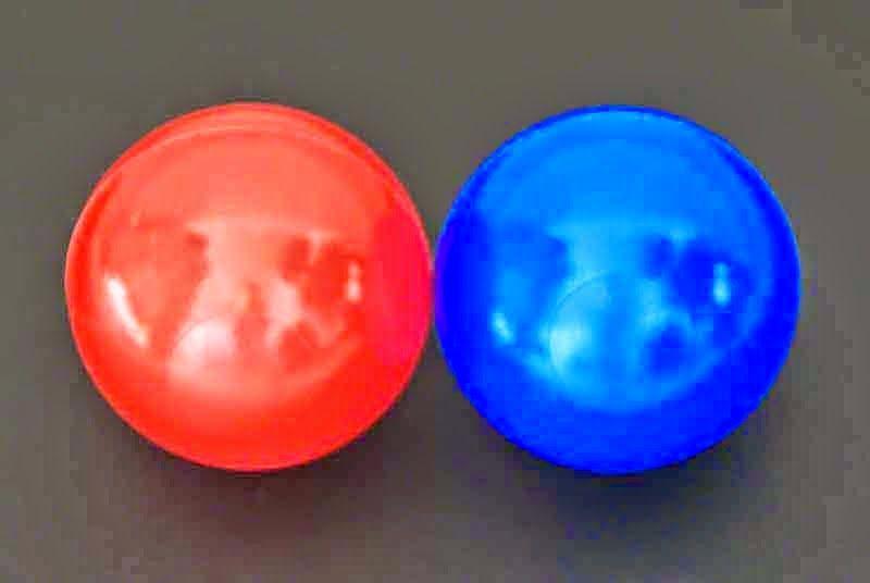 Red Blue Sphere Logo - Ryukyu Life: Okinawan Folktale: A Red and a Blue Ball