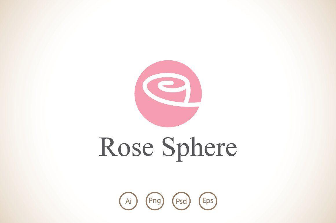 Rose as Logo - Rose Mail Flower Logo Template ~ Logo Templates ~ Creative Market