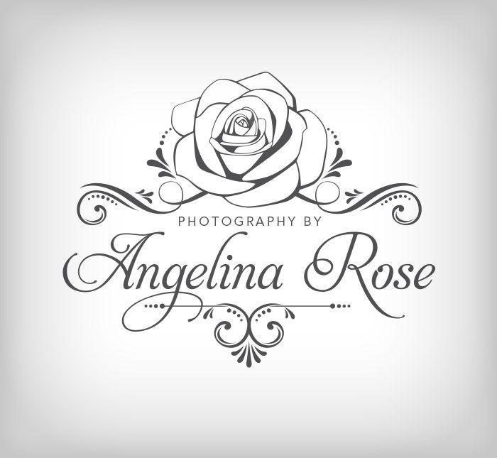Rose as Logo - Angelina Rose Logo « Cat B. Design