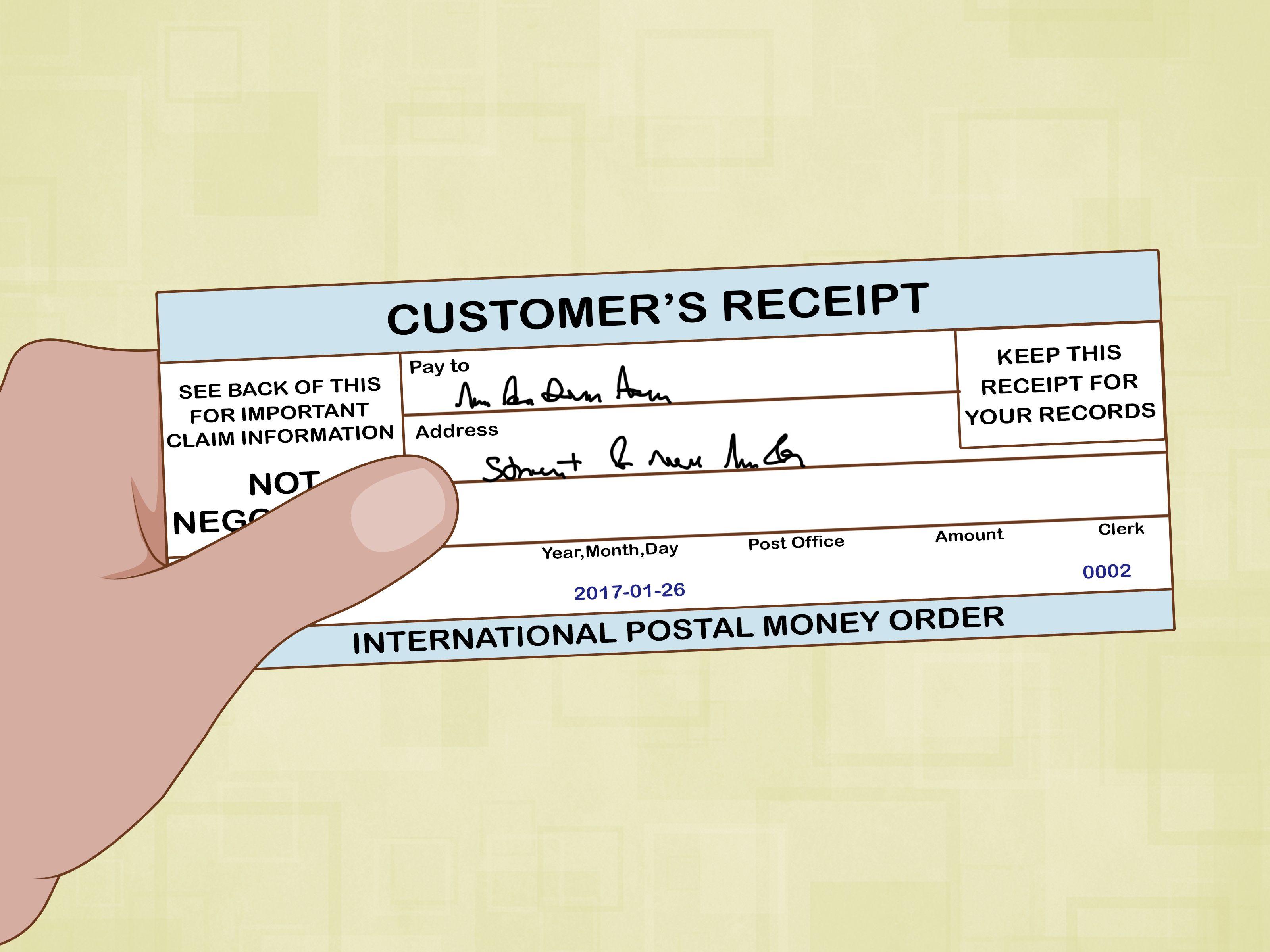 Cash Money Order Payment Logo - 3 Ways to Cash Money Orders - wikiHow