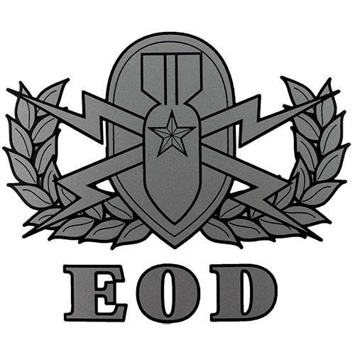 EOD Logo - EOD (Explosive Ordnance Disposal) Badge Clear Decal | USAMM