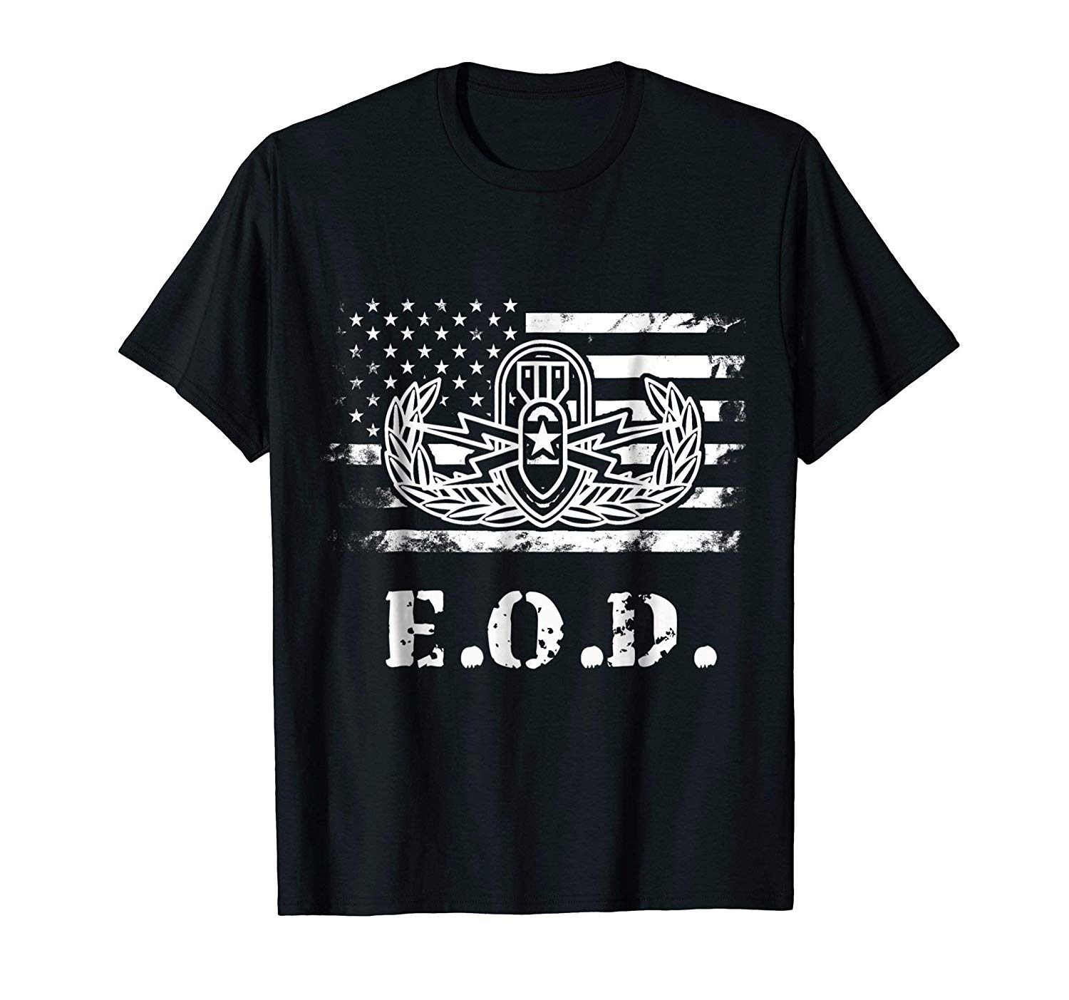 EOD Logo - US Army EOD Logo T Shirt: Clothing
