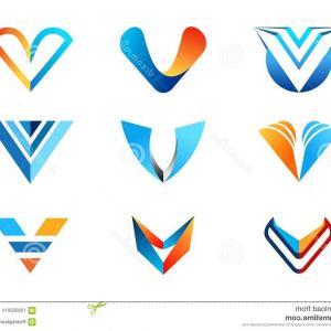 Company with Orange Circle Logo - Letters V Wings Circle Logo Vector Letters V Wings Circle Logo ...