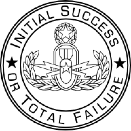EOD Logo - Initial Success or Total Failure Logo