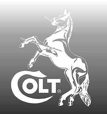 Colt Firearms Logo - COLT FIREARMS 2X STICKERS Hand Gun Pistol Logo Vinyl Decal Sticker 5 ...