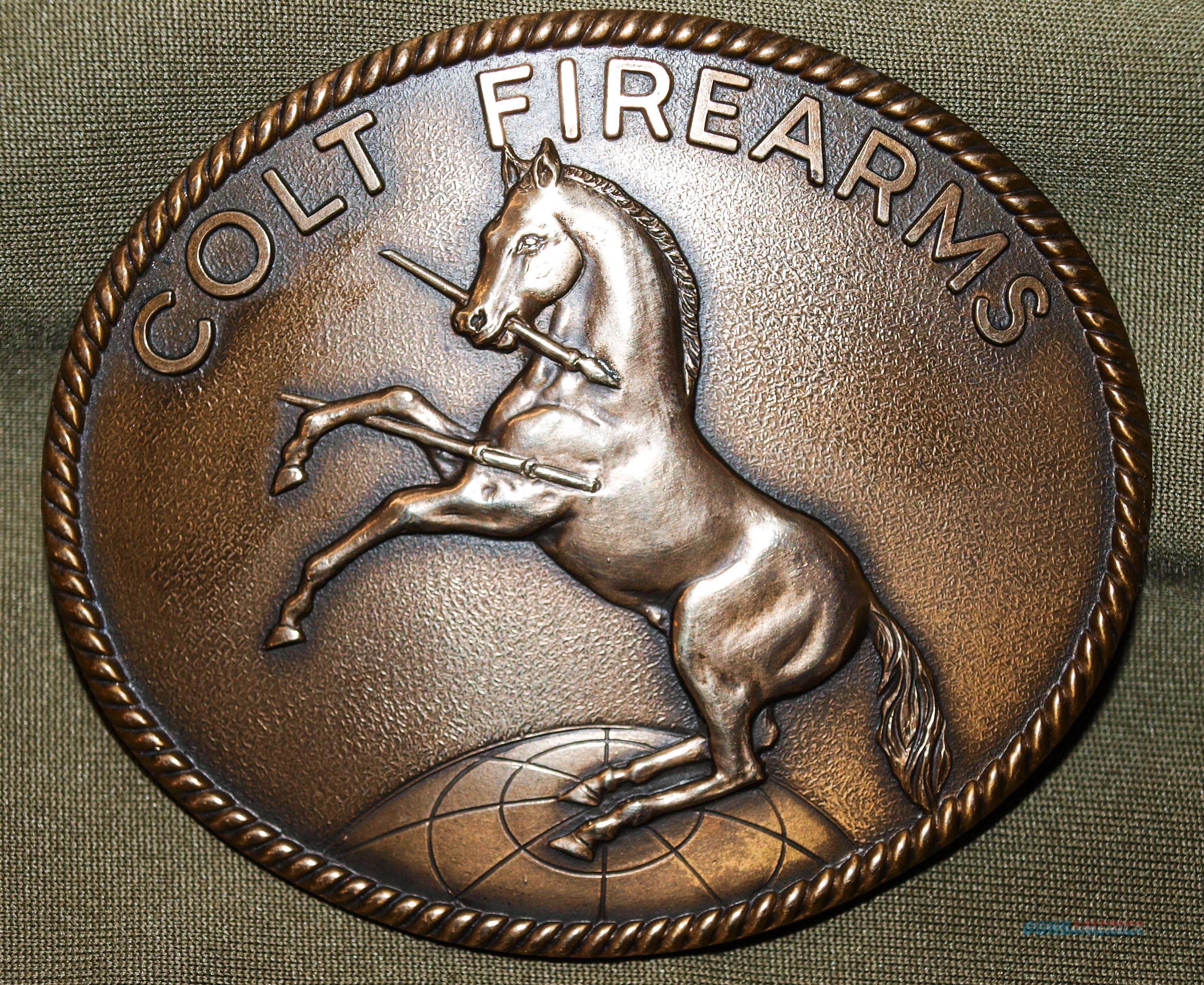 Colt Firearms Logo - Vintage Colt Firearms Belt Buckle for sale