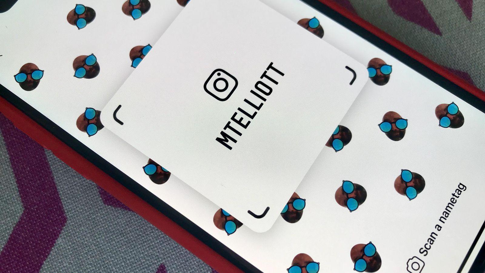 Instagram Tag Logo - How to use Instagram's new Nametag feature - CNET