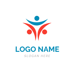 Person Logo - Free Teamwork Logo Designs. DesignEvo Logo Maker