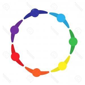 Person Logo - Photostock Vector Motivated Group Of People Logo Circle Of A Person ...