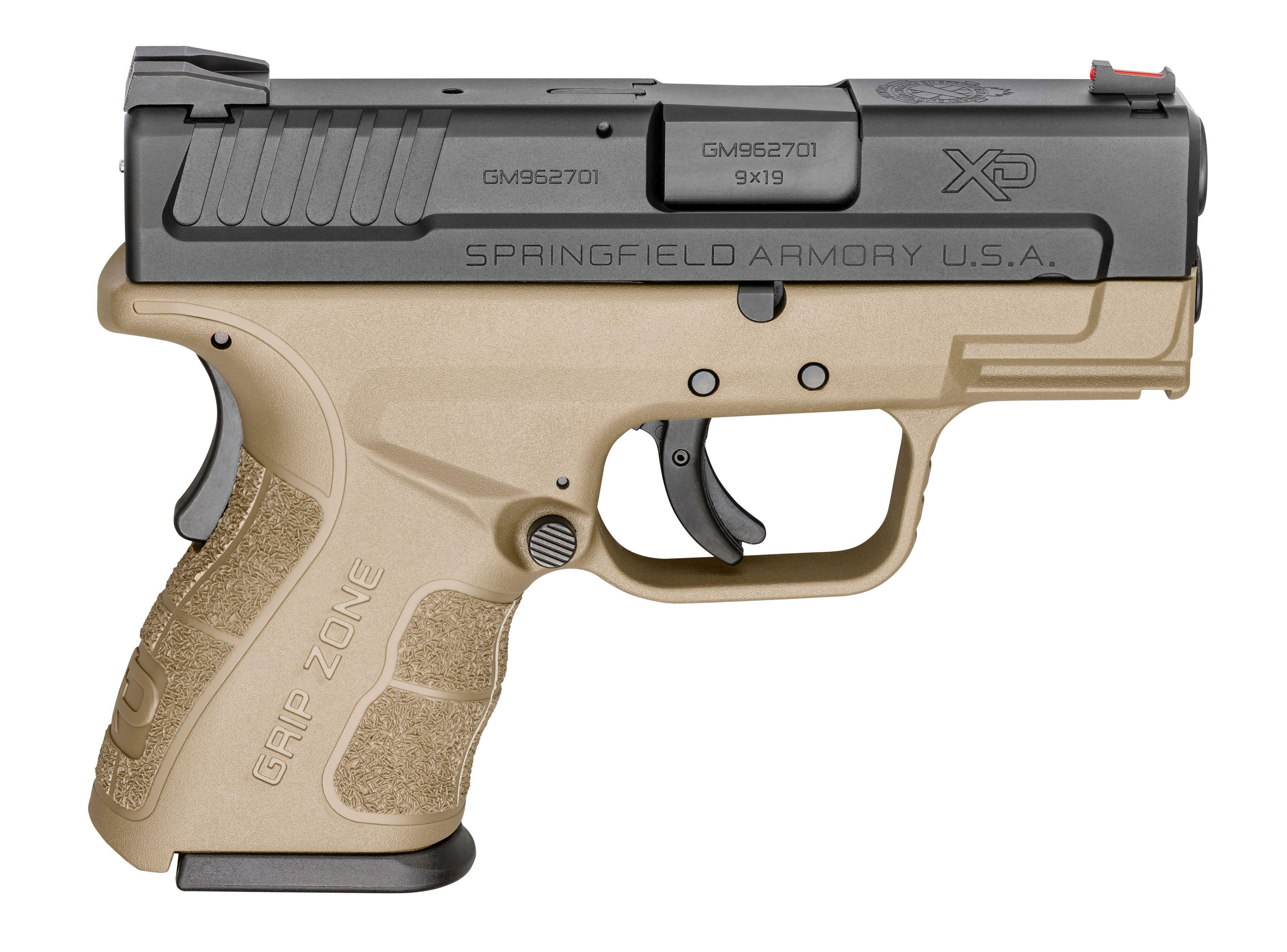 Springfield Armory Gun Logo - XD Mod.2 Sub Compact 9MM Handgun With GripZone Grip Texture