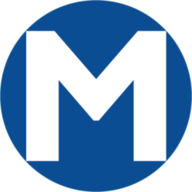 Blue M with Lines Logo - MEDHOST: Partner With a Trusted EHR Provider