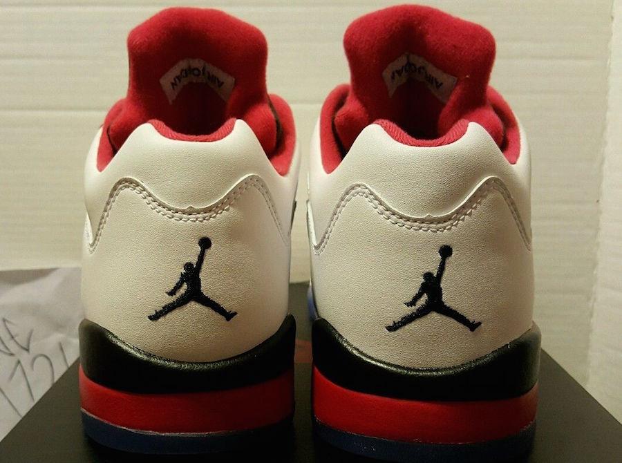 Jordan 5 Logo - Air Jordan 5 Low Fire Red 2016 - Sneaker Bar Detroit