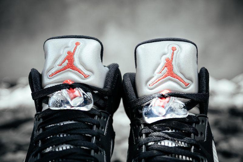 Jordan 5 Logo - Nike Air Jordan 5 OG 'Black Metallic'