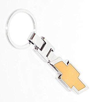 Yellow and Silver Car Logo - premium selection chevrolet keychain b72d4 93a30