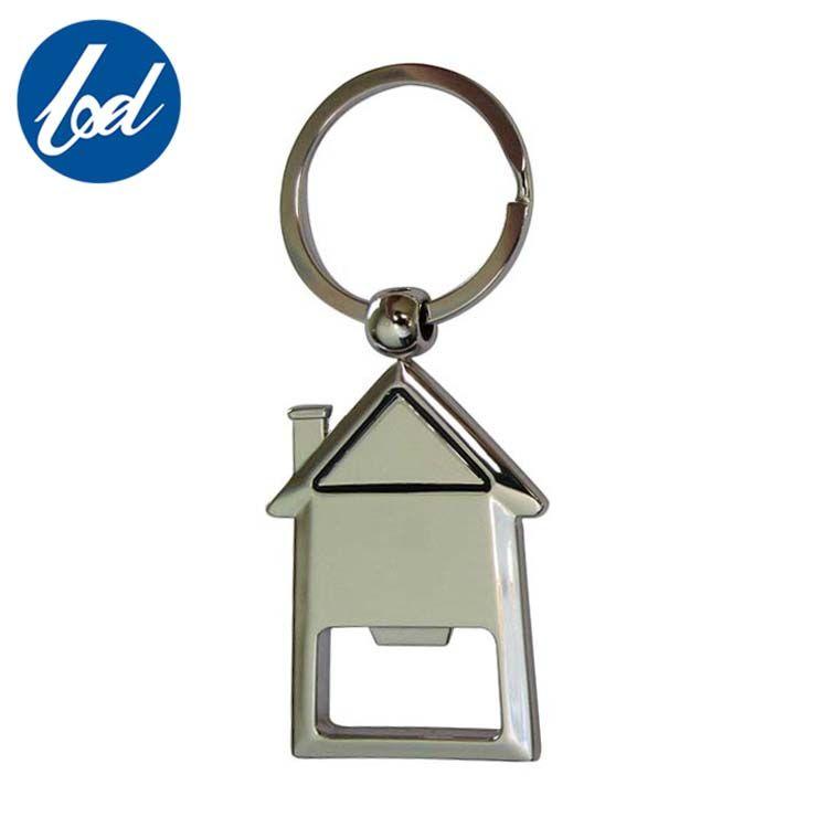 House Shaped Logo - Custom Logo House Shaped Keychain Bottle Opener Keychain,Custom ...