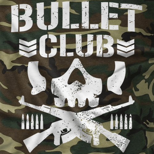 Camo Bullet Club Logo - New Japan Bullet Club Camo T Shirt