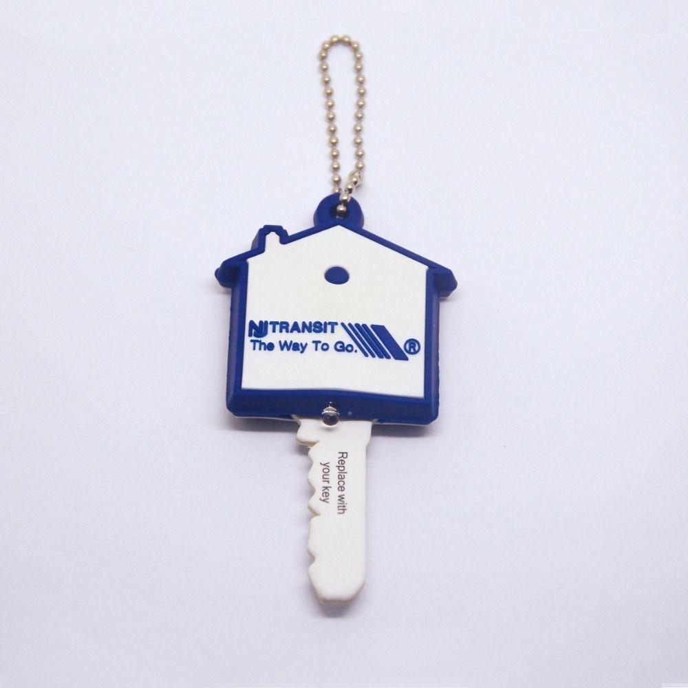 House Shaped Logo - Custom House Shaped Key Cover With Your Own Logo For Car Keys