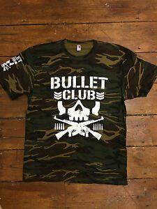 Camo Bullet Club Logo - Bullet Club T Shirt CAMO