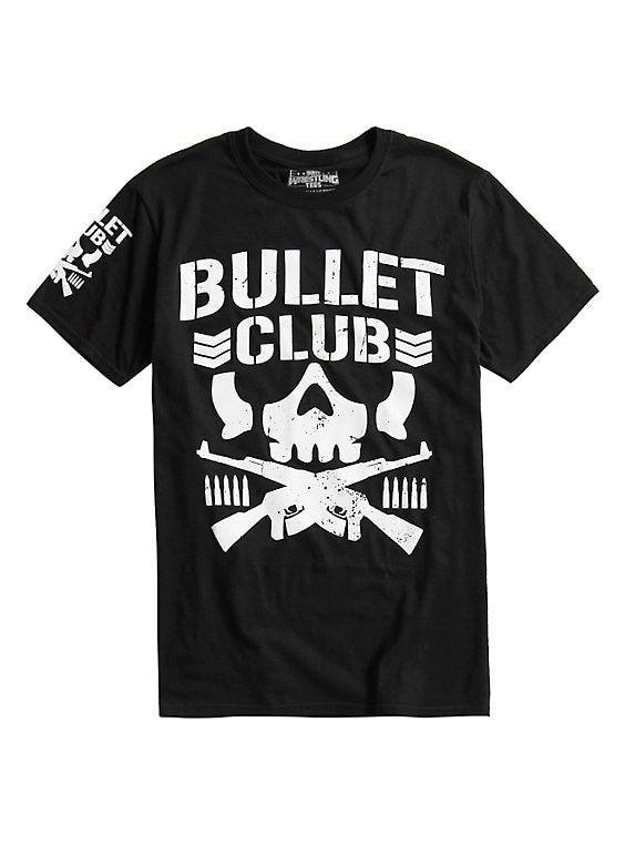 Camo Bullet Club Logo - New Japan Pro-Wrestling Bullet Club Logo T-Shirt