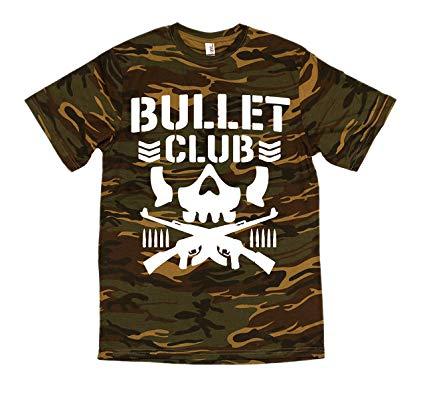 Camo Bullet Club Logo - Bullet Club Camouflage New Japan Pro Wrestling T Shirt T-Shirt ...