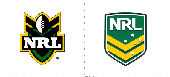 Australia Rugby Logo - Brand New: National Rugby League Goes Corporate'er