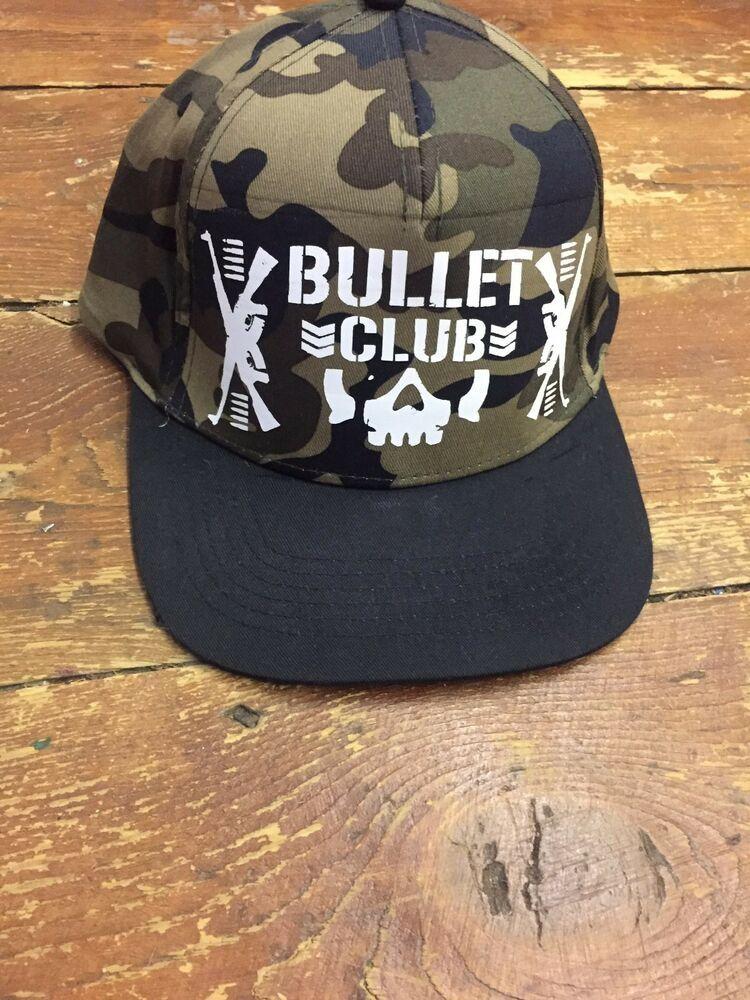 Camo Bullet Club Logo - BULLET CLUB Camo Snapback kenny omega young bucks | eBay