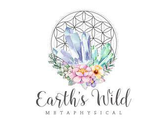 Earth Flower Logo - Sacred flower logo | Etsy