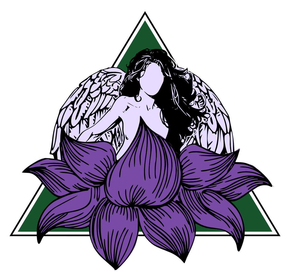 Earth Flower Logo - Earth Angels Holistic Health Logo | The Journey