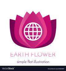 Earth Flower Logo - Image result for earth flower logo | EarthBloom | Pinterest | Flower ...