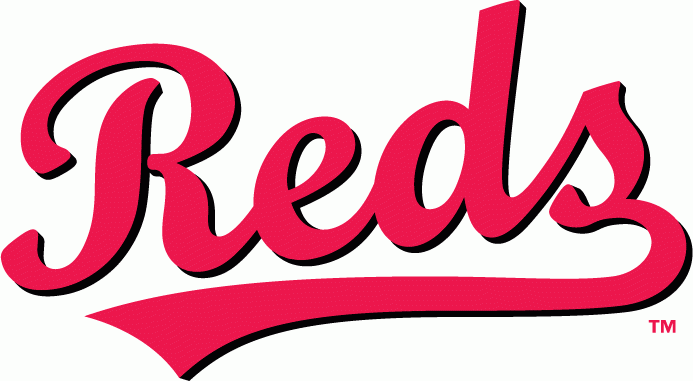 Sports Red Logo - Cincinnati Reds Wordmark Logo League (NL)