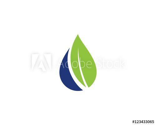 3 Leaf Logo - Oil Water Drop & Leaf Logo 3 this stock vector and explore