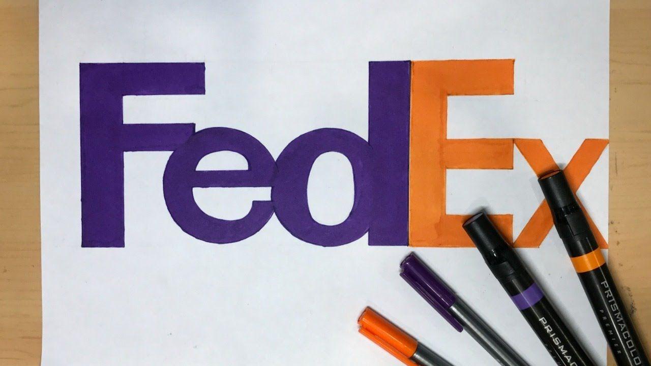 FedEx Loogo Logo - How to Draw the FedEx Logo | Logo Drawing - YouTube