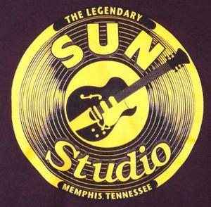 Sun Studio Logo - SUN Studio Shirt Cotton Memphis TN Guitar Record Logo Recording