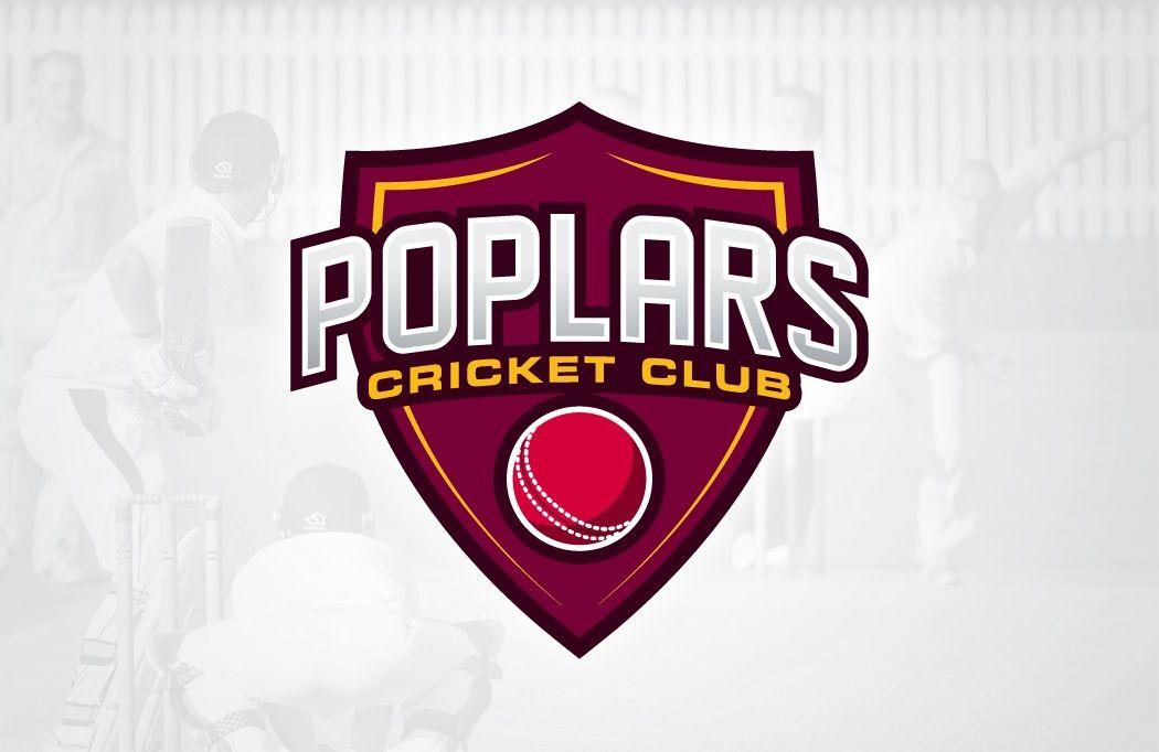 Cricket Club Logo - Poplars Cricket Club Logo Design and Branding