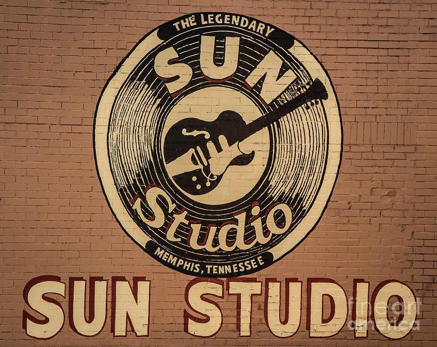 Sun Studio Logo - Sun Studio Memphis Tennessee Sign Art Photograph